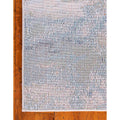Unique Loom Chromatic Avalon Light Blue Area Rug Rectangle, 90 x 120 by Vanessa Jane