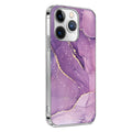 iPhone 15 Pro Max Purple Marble Case - Stylish Protection | Inspire Series by Zerodamage Sahara Case LLC