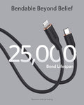 Anker <b>641</b> USB-C to Lightning Cable (Flow, 3 ft Silicone) by Anker