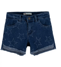 Levis Big Girls Star-Print High-Low Hem Denim Shorts by Vanessa Jane