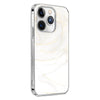 iPhone 15 Pro White Marble Case - Classic Design | Inspire Series