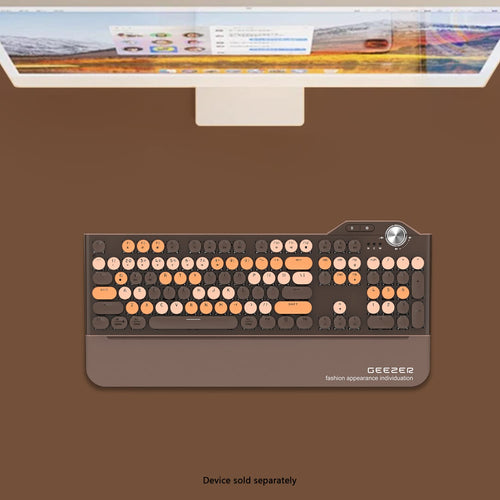 Wireless Keyboard - Silent Keys, 104 Keys Full Keyboard by Zerodamage Sahara Case LLC