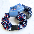 Team USA "Shooting" Stars Patriotic Buckle Scrunchie - No Snagging, No Tangles by Buckle Scrunchies by RE.STATEMENT