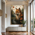 Autumn Fox Double Exposure Wall Art by Tailored Canvases