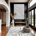 Minimalist Ocean Wave Wall Art by Tailored Canvases