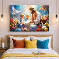 Jesus With Children Faith Wall Art IV by Tailored Canvases