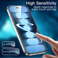 iPhone 15 Pro Max Tempered Glass Screen Protector - 2-Pack, Anti-Fingerprint | ZeroDamage by Zerodamage Sahara Case LLC