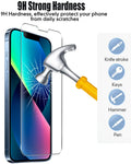 ZeroDamage Clear Tempered Glass Screen Protector (2-Pack) - iPhone 13 mini by Zerodamage Sahara Case LLC