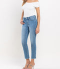 Raven High Rise Slim Straight by Boutique 23