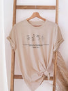 The Grass Withers Graphic Tee - Tan