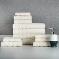 12-Piece: Bibb Home Egyptian Cotton Towel Set by DailySale