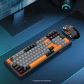 Wired Gaming Keyboard & Mouse Combo - Anti-Ghosting Multi-Key, 7-RGB Backlights by Zerodamage Sahara Case LLC