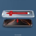 iPhone 17 Pro Max Screen Protector - Easy Apply Clear Tempered Glass Screen Protector | Zerodamage by Zerodamage Sahara Case LLC