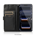 iPhone 17 Pro Max Case - Leather Folio Wallet | Indy Series by Zerodamage Sahara Case LLC