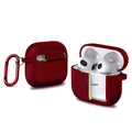Burgundy Liquid Silicone Case - Apple AirPods 3 by Zerodamage Sahara Case LLC