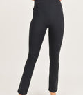 Essential Recycled Bootcut Highwaist Leggings - Black by Boutique 23