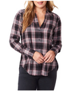 Paige Womens Davlyn Classic Oversized Boyfriend Plaid Button Up Shirt, Medium by Vanessa Jane