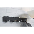 Richelieu RH118214490140 17-3/4 Inch Wide 4 Hook Wooden Coat Rack by Vanessa Jane