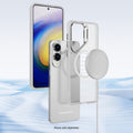 Samsung Galaxy S25 Edge Clear Case – Kickstand, MagSafe Compatible | Venture Series by Zerodamage Sahara Case LLC