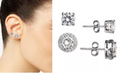 Giani Bernini 2-PC. Set Cubic Zirconia Solitaire & Halo Stud Earrings in Sterlin by Vanessa Jane