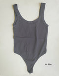 Ribbed Scoop Neck & Back Bodysuit by Boutique 23