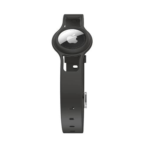 Sahara Black Silicone Dog Collar - Apple AirTag = AT00017 by Zerodamage Sahara Case LLC