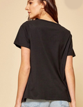 Floral Skull Graphic Tee by Boutique 23