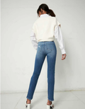Sultana High Rise Slim Straight Jeans by Boutique 23