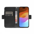 iPhone 15 Pro Max Leather Wallet Case with MagSafe - Card Holder | Indy Series by Zerodamage Sahara Case LLC