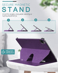 Indy Series Folio Kickstand Case - iPad Pro 11-inch (3rd/4th Gen) & iPad Air 11-inch M2 & M3 (2024) by Zerodamage Sahara Case LLC