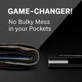 iPhone MagSafe Wallet - Heavy-Duty Card Holder (15 Cards, Carbon Black) | Raider Series by Zerodamage Sahara Case LLC