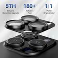 iPhone 15 Pro/Pro Max Camera Lens Protector - Ultra-Clear Glass, 2-Pack | ZeroDamage by Zerodamage Sahara Case LLC