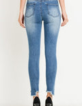 High Waist Skinny with Color Tape by Boutique 23