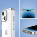 iPhone 15 Plus Clear Slim Case - Durable Protection | Venture Series by Zerodamage Sahara Case LLC