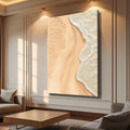 Beige Beach Coastal Wall Art by Tailored Canvases