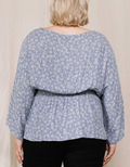 Floral Print Baby Doll Top by Boutique 23