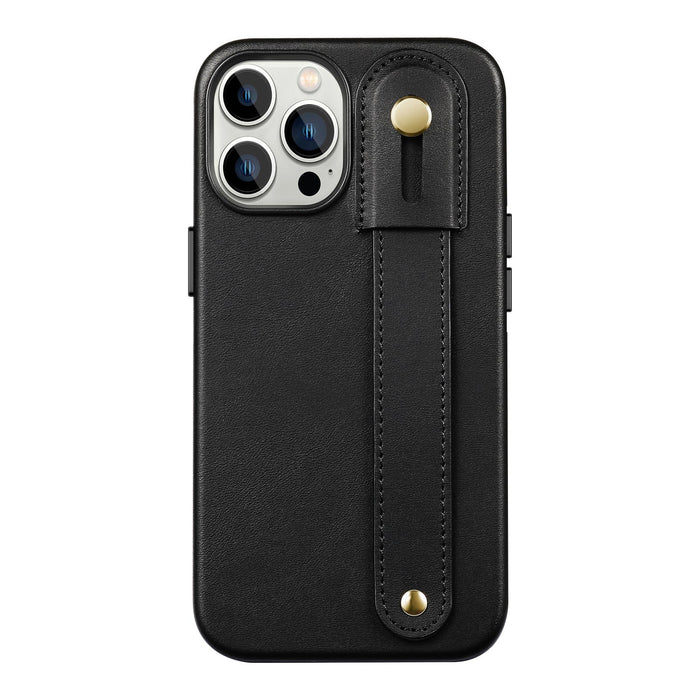 Indy Series Leather FingerGrip Case - iPhone 14 Pro Max - CP00363 CP00364 CP00365 CP00366 by Zerodamage Sahara Case LLC