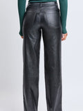 High Rise Straight Leg Metallic Pant by Boutique 23