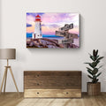Lighthouse Family Names Sign by Tailored Canvases