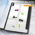 Samsung Galaxy Tab S11 Ultra Case - Folio Slim, Transparent Back | Venture Series by Zerodamage Sahara Case LLC