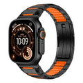 Steel & Silicone Apple Watch Band Series 11/10/9/8/7/6/5/4/ SE / Ultra 1/2/3 by Arleathercraft