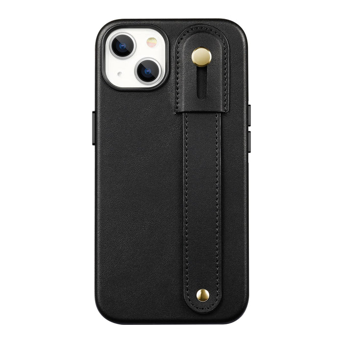 iPhone 15 Leather FingerGrip Case with MagSafe | Indy Series by Zerodamage Sahara Case LLC