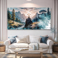 Cross On A Hill Faith Wall Art by Tailored Canvases