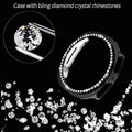 Diamond Samsung Galaxy Watch 8, 7, 6, 5, 4 Case 40MM, 44MM, Protective Case PC by Arleathercraft