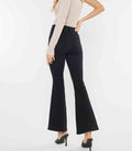 Crystal High Rise Petite Bootcut Jeans - Black by Boutique 23