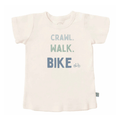 graphic tee | crawl walk bike by Finn + Emma