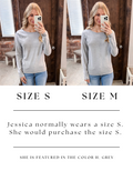 Viscose Round Neck Basic Sweater - H. Grey by Boutique 23