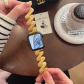 Steel Strap For Apple Watch Band Series 11/10/9/8/7/6/5/4/ SE / Ultra 1/2/3 by Arleathercraft