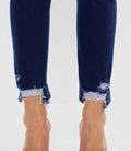 Cadence Ultra High Rise Slim Straight - Super Dark by Boutique 23