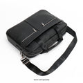 Genuine Leather Business Bag Briefcase - Laptops up to 16-inch by Zerodamage Sahara Case LLC